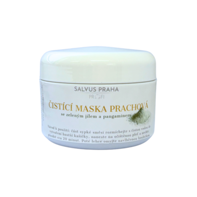 SALVUS Čistiaca prachová maska so zeleným ílom a pangaminom 100g