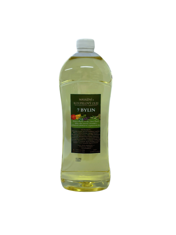 SALVUS Kúpeľový a masážny prírodný olej upokojujúci a regeneračný s výťažkami zo siedmich bylín 500ml | 1000ml