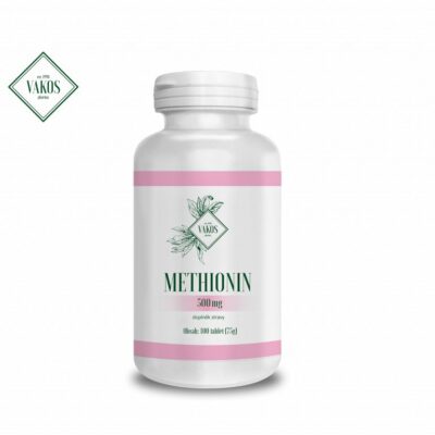 VAKOS METHIONIN 500mg/100ks,  TABLETY PROTI PADANIU VLASOV A ŠTIEPENIU NECHTOV