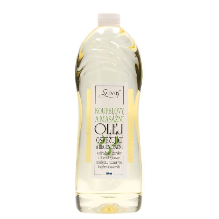 SALVUS Kúpeľový a masážny prírodný olej osviežujúci a regeneračný s výťažkami z piatich bylín 500ml | 1000ml