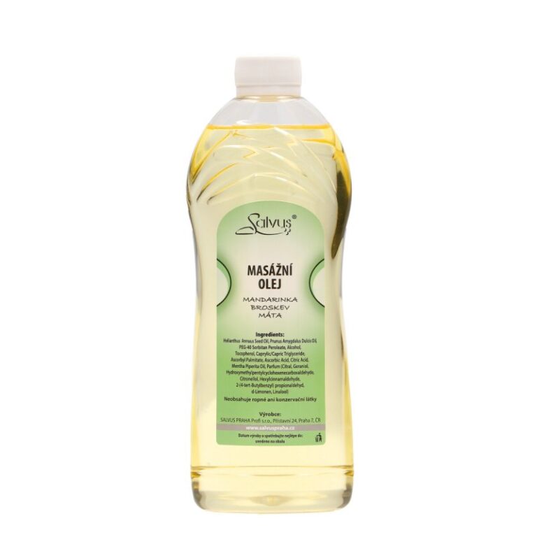 SALVUS  Masážny olej s vôňou mandarinky, broskyne, mäty 500ml | 1000ml