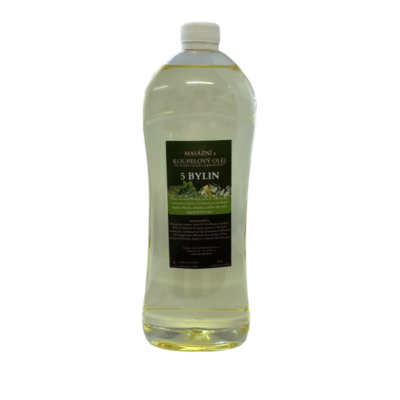 SALVUS Kúpeľový a masážny prírodný olej osviežujúci a regeneračný s výťažkami z piatich bylín 500ml | 1000ml