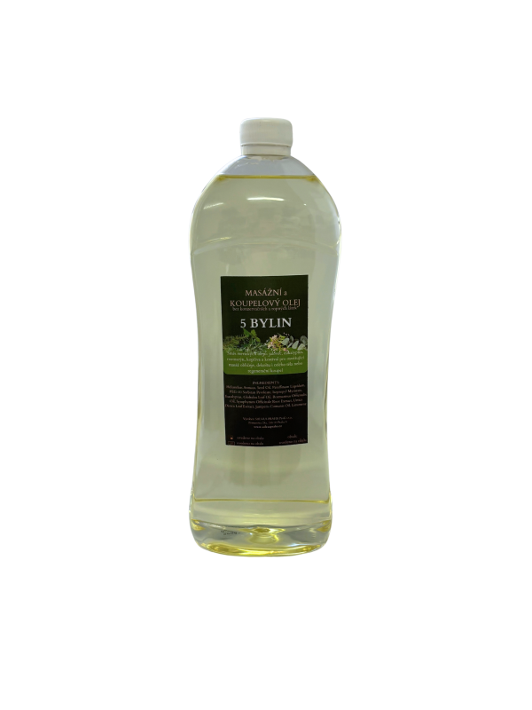 SALVUS Kúpeľový a masážny prírodný olej osviežujúci a regeneračný s výťažkami z piatich bylín 500ml | 1000ml