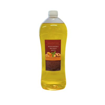 SALVUS  Masážny olej s vôňou mandarinky, broskyne, mäty 500ml | 1000ml