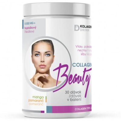 KolagenDrink Collagen Beauty trojzložkový /práškový/ hydrolyzovaný rybí kolagén typu 1, 2 & 3, 330 g