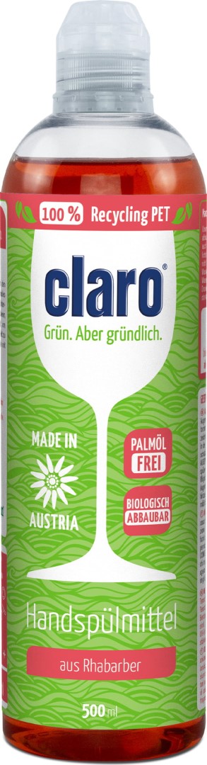 CLARO EKO prostriedok na umývanie riadu 500 ml