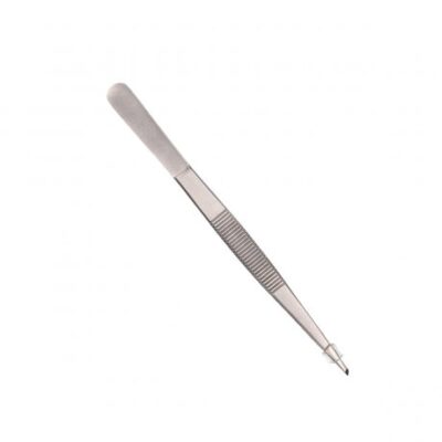 Kozmetická pinzeta  SALVUS šikmá užšia cca 14 cm