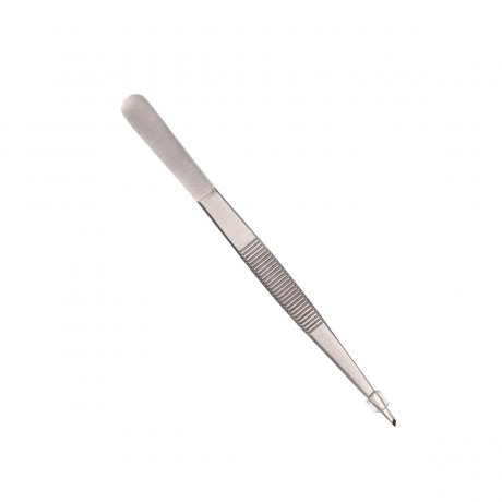 Kozmetická pinzeta  SALVUS šikmá užšia cca 14 cm